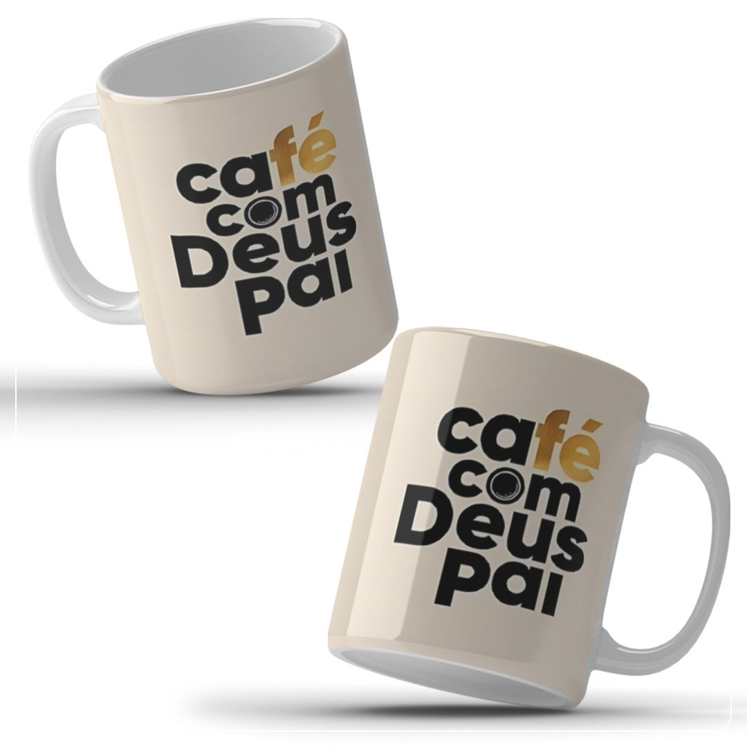 Imagem do produto Caneca Personalizada - Café com Deus Pai