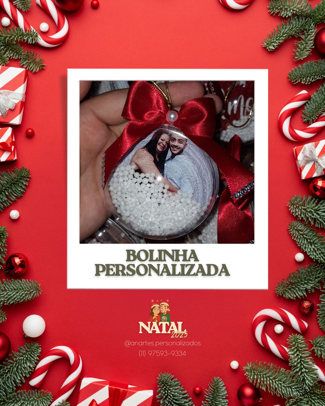 Imagem do produto Bolinhas de Natal com Foto
