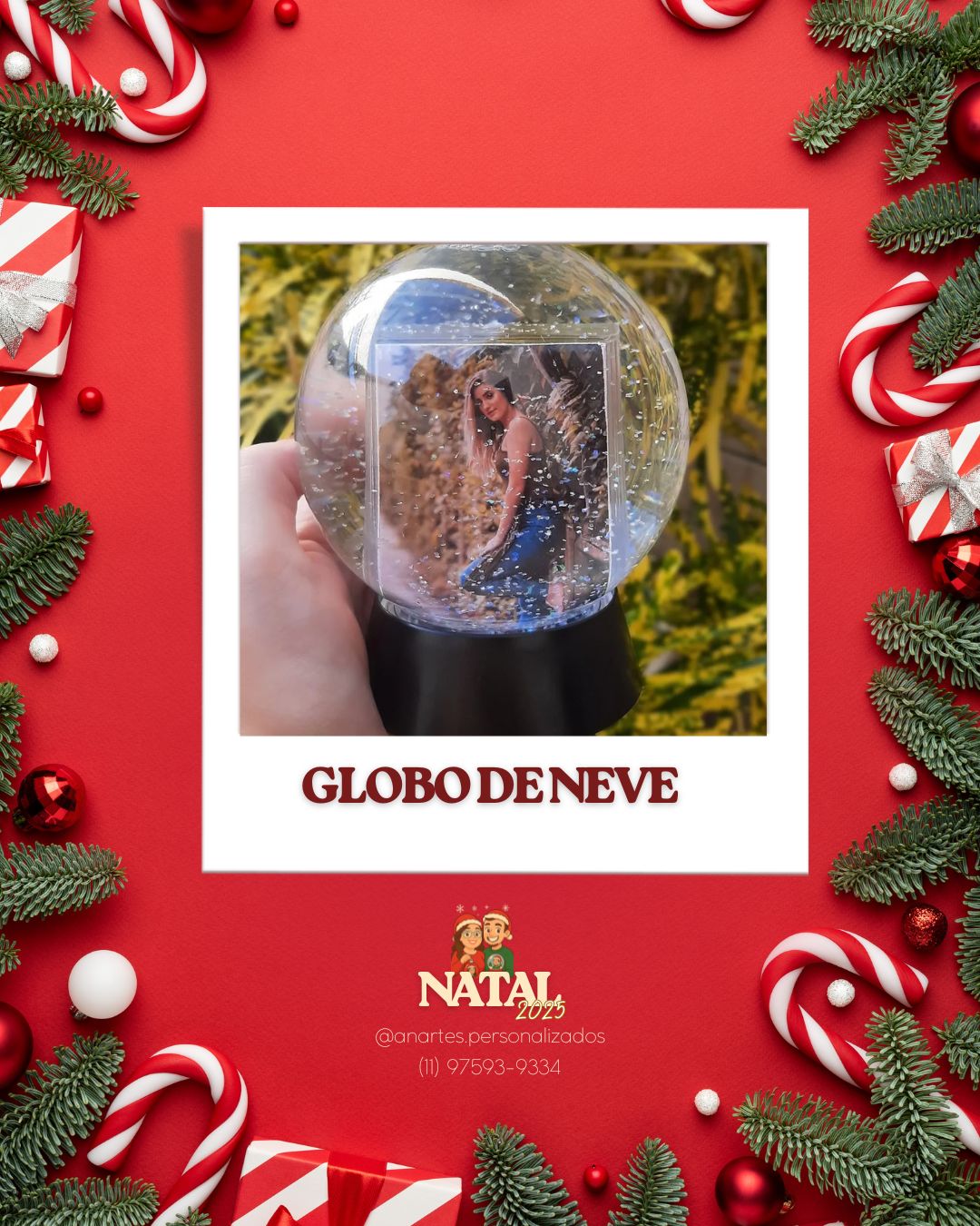 Imagem do produto Globo de neve com Foto