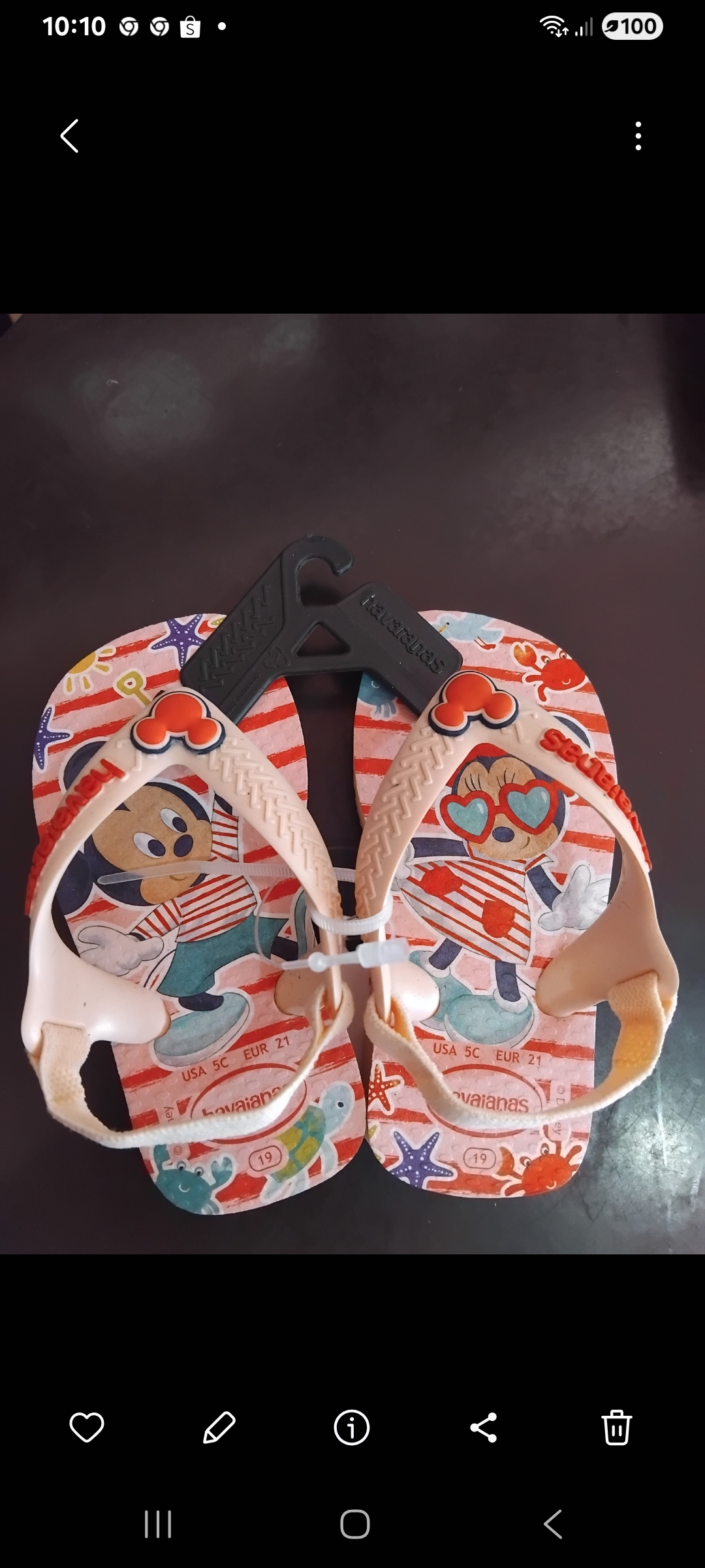 Imagem do produto Sandalias havaianas bebês