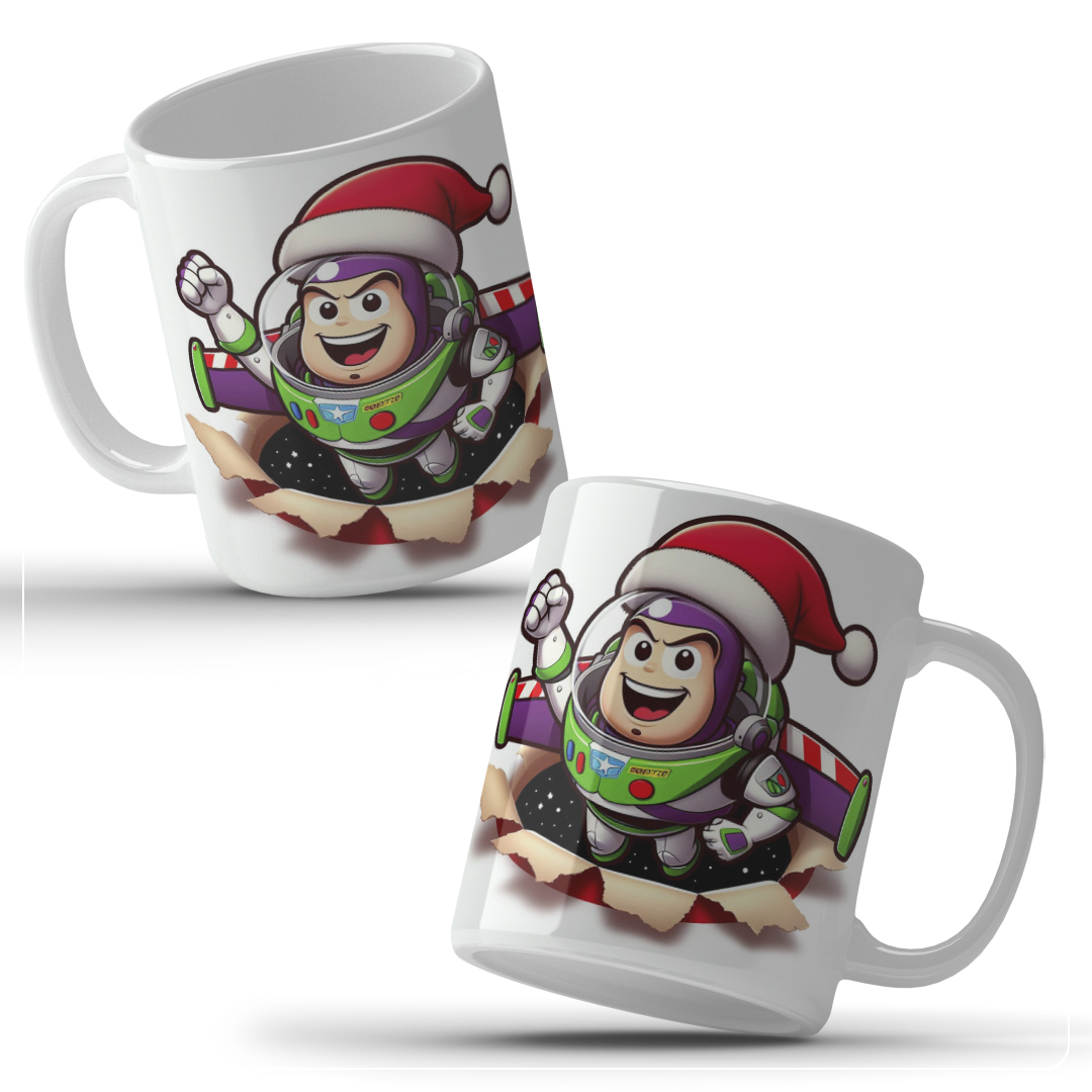 Imagem do produto Canecas Personalizadas de Natal (Buz Lightyear, Goku e Homer Simpons)