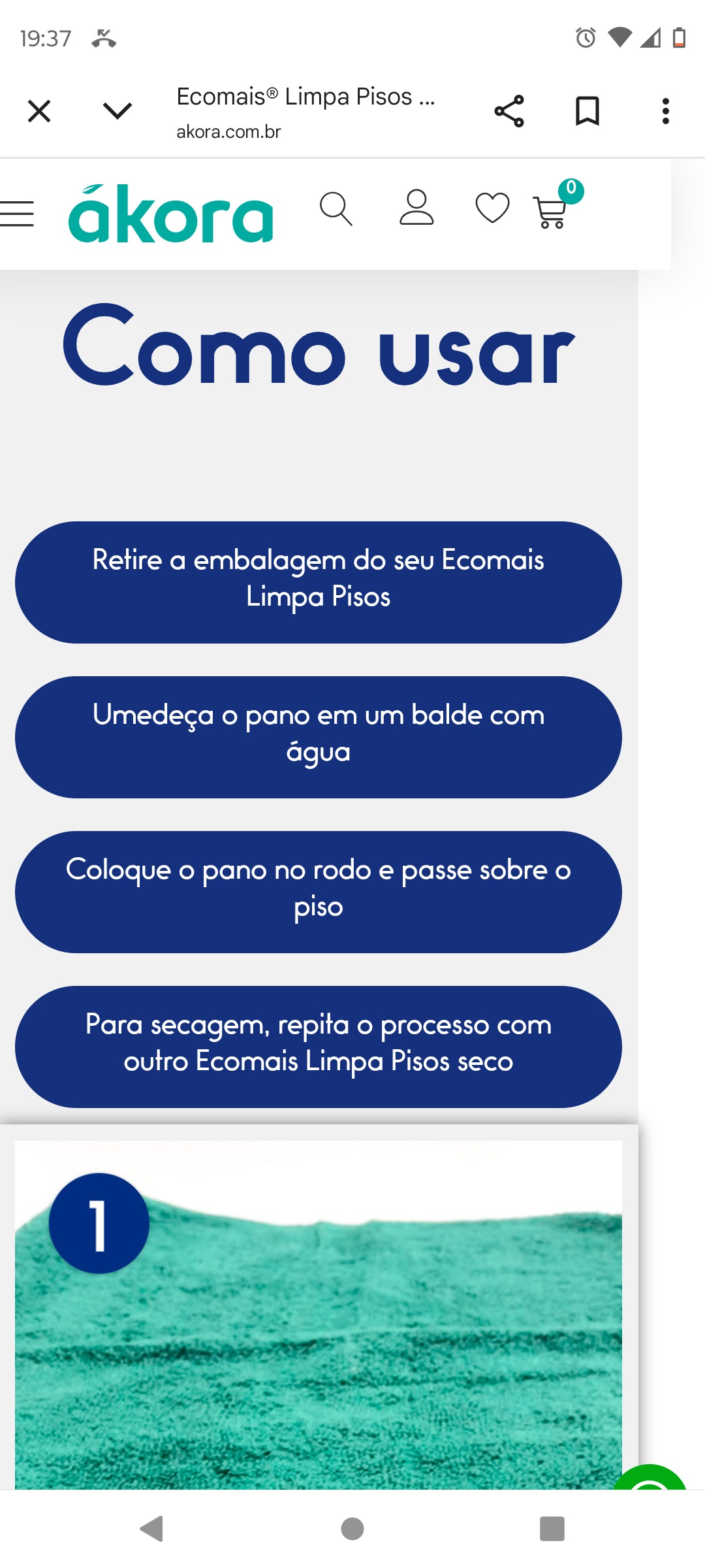 Imagem do produto Limpa pisos (P)